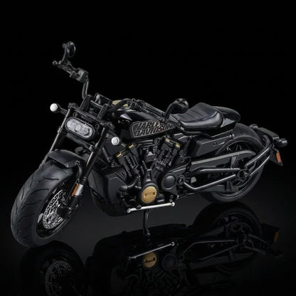 1:12 Harley Davidson Sportster S Diecast Motorcycle Black Bike Collectible