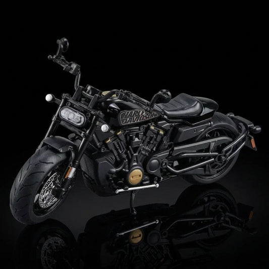 1:12 Harley Davidson Sportster S Diecast Motorcycle Black Bike Collectible