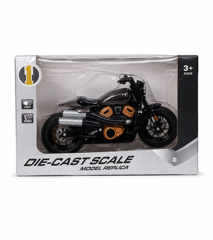 1:12 Harley Davidson Sportster S Diecast Motorcycle Black Bike Collectible